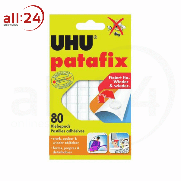 UHU Patafix Klebepads 80 Stück 