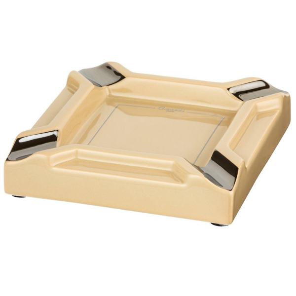 Aschenbecher Zigarrenascher Caseti Keramik Beige 