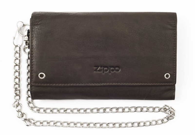 Zippo Biker Brieftasche Wallet Mocha braun 