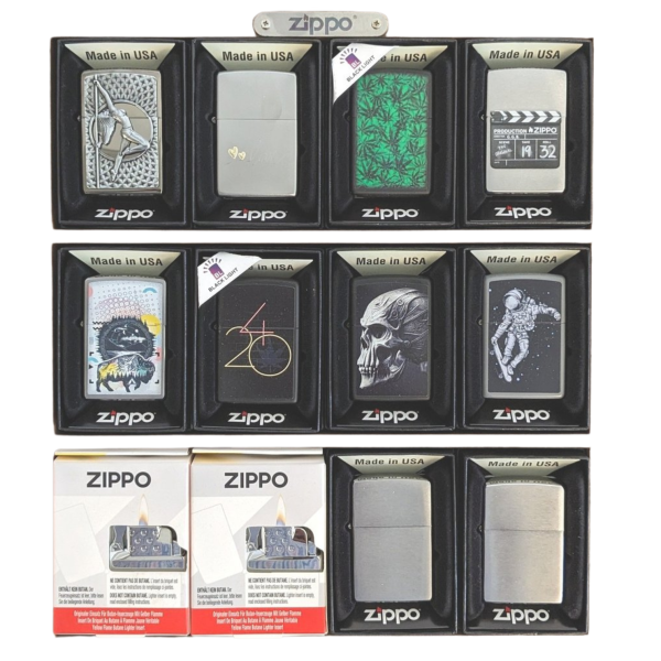 Zippo Feuerzeug Collection Paket 12 Stück 