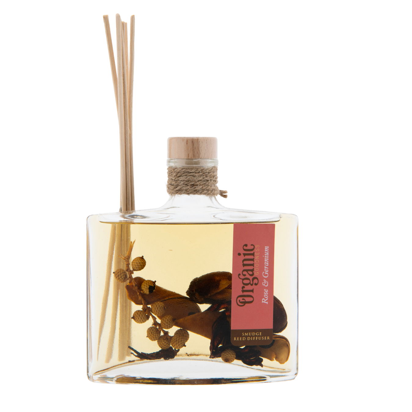 BERK Raumduft Rose und Geranie Organic Reed Diffuser 