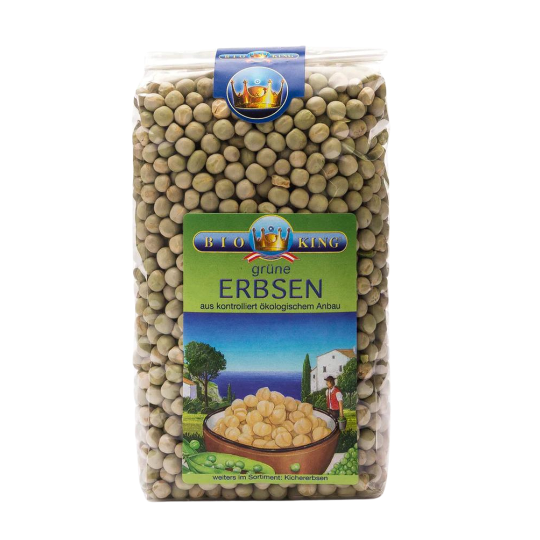 BioKing Bio Erbsen ungeschält, 500g 