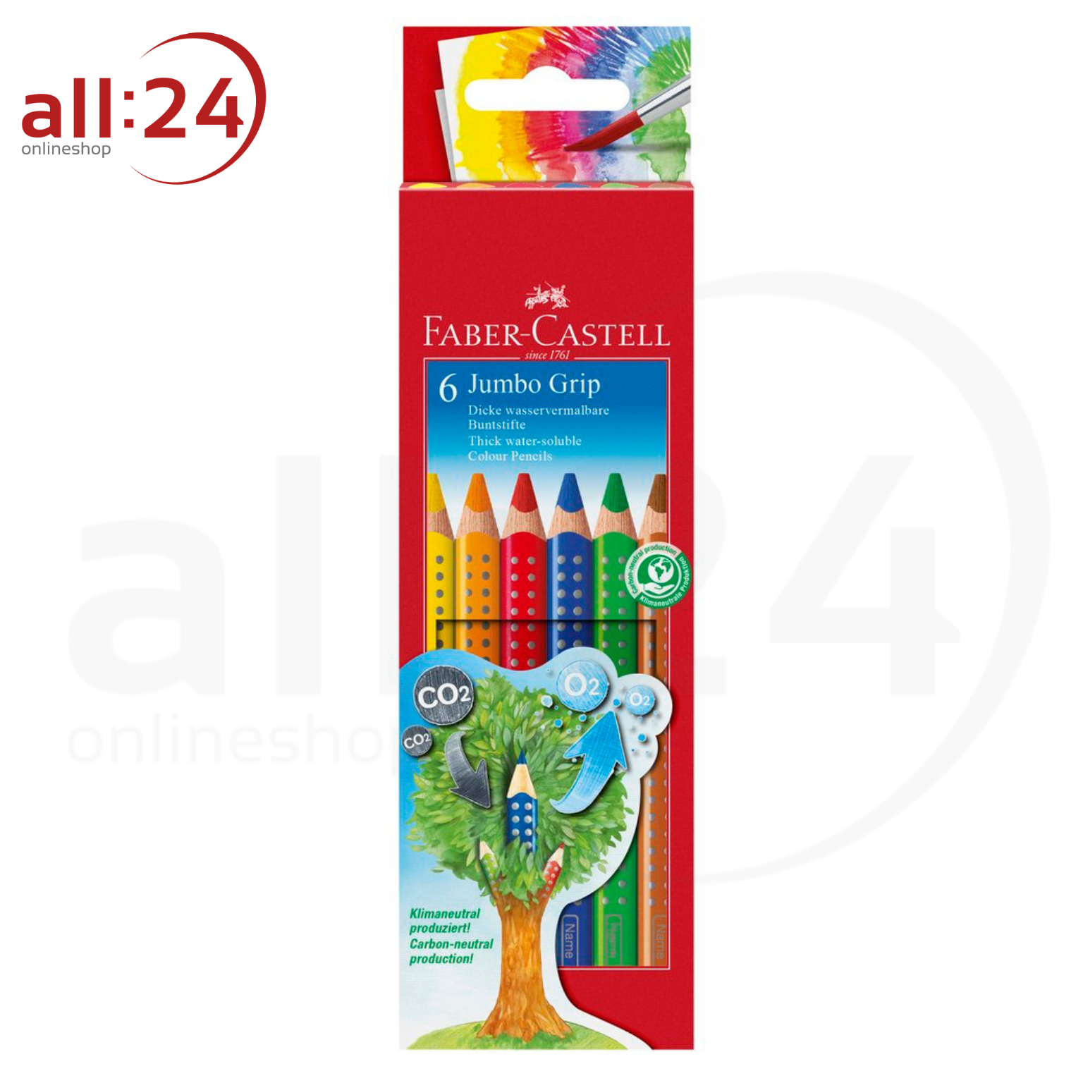 Faber Castell Farbstifte Jumbo Grip 6 St. 