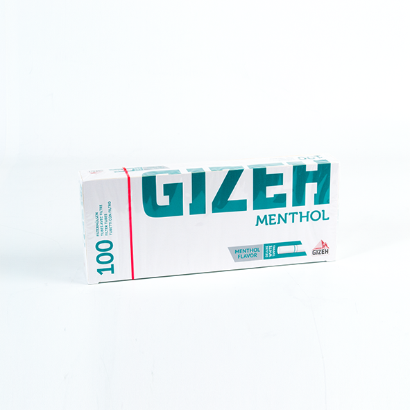 GIZEH Menthol Tip Hülsen - 10.000 Stück in 100 praktischen Packungen à 100 