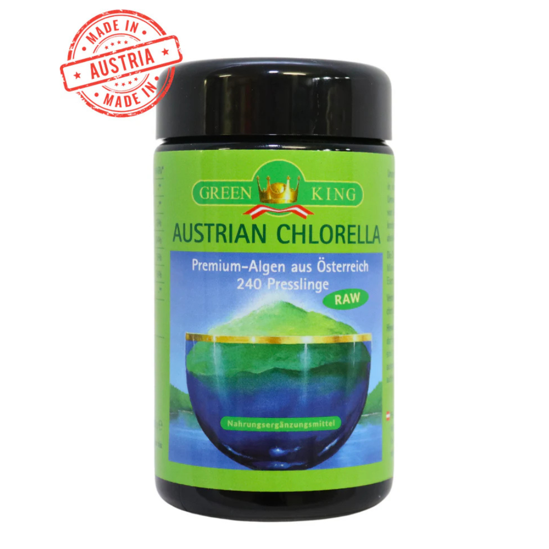 GreenKing Chlorella-Algen aus Österreich 240 Presslinge 