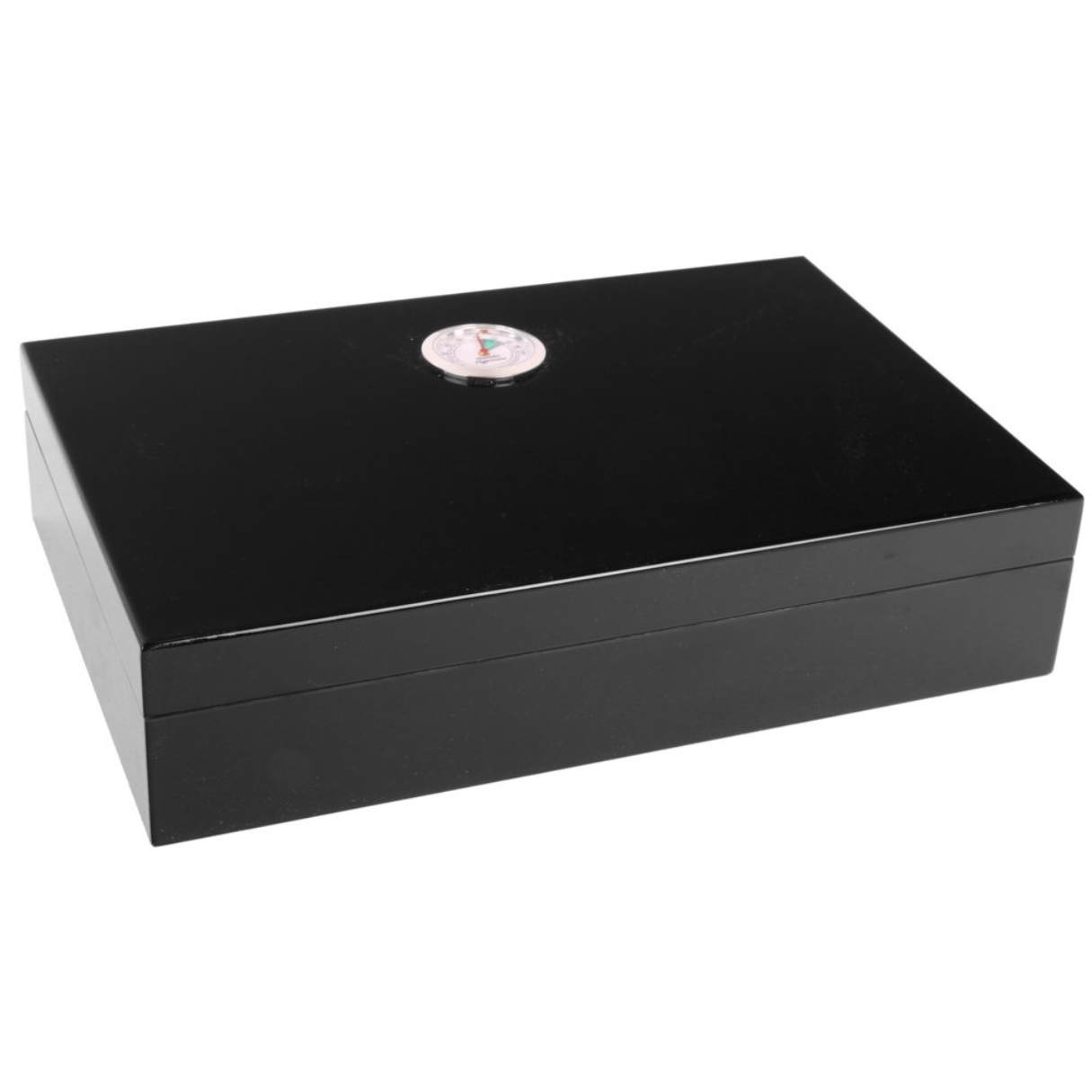 Humidor-Set Schwarz für 10 Zigarren 