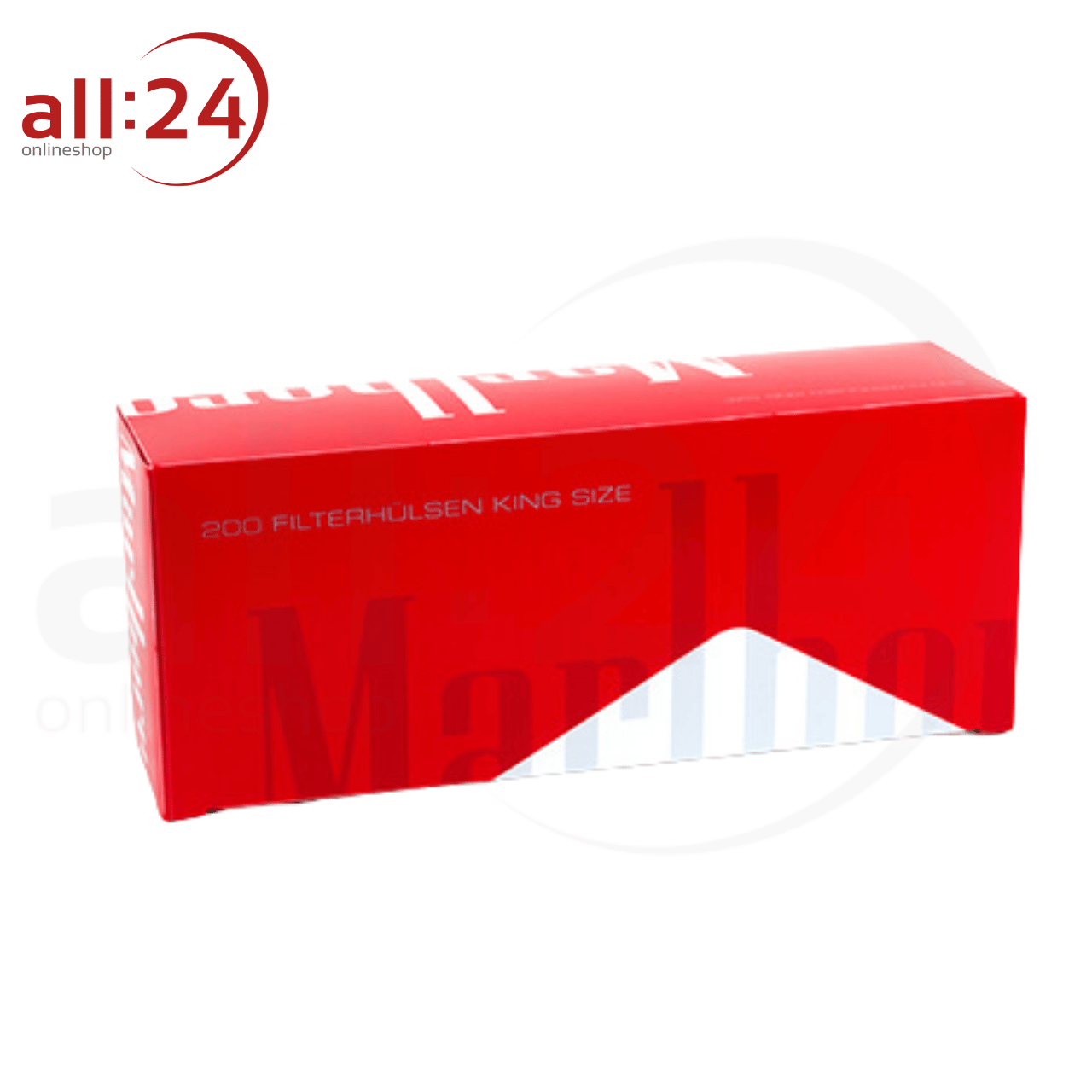 Marlboro Red Filterhülsen - 1.000 Stück in 5 praktischen Packungen à 200 