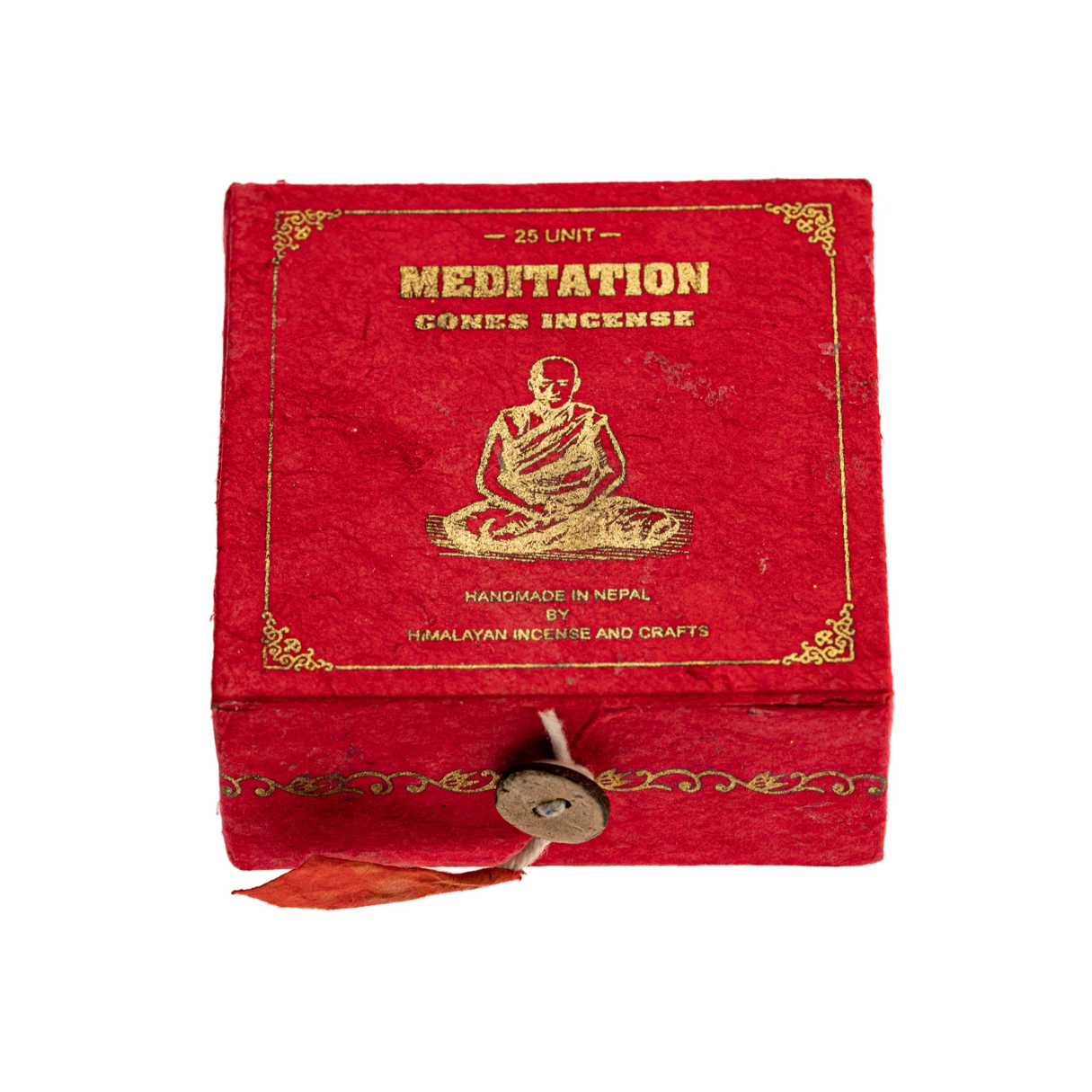 Räucherkegel Meditation in roter Box 