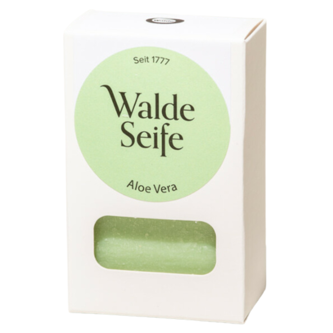 Walde Seifenstück Naturseife Aloe Vera 100g Plastikfrei 