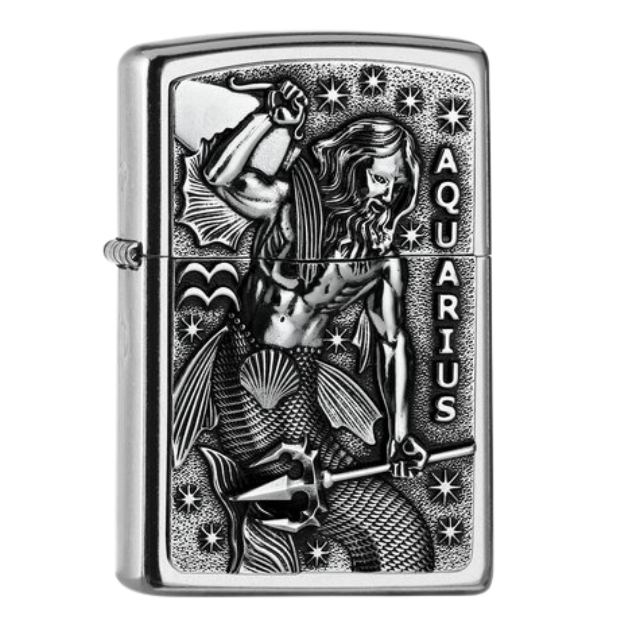 Zippo Feuerzeug Classic Tierkreiszeichen Aquarius Sternzeichen Wassermann 