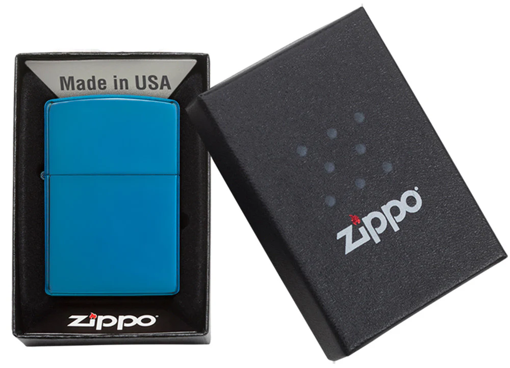 Zippo Feuerzeug "Sapphire" High Polish Blue 