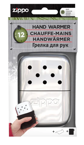 Zippo Handwärmer "High Polished Chrome" 12 Stunden mit Stoffbeutel 