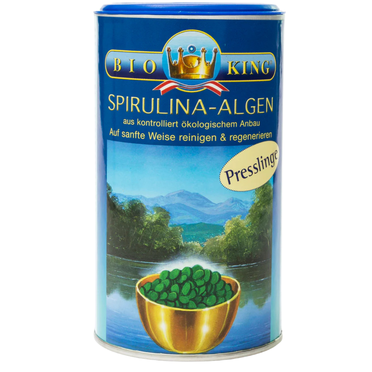 BioKing Bio Spirulina-Algen Presslinge Vegan, 125g - 1000g 