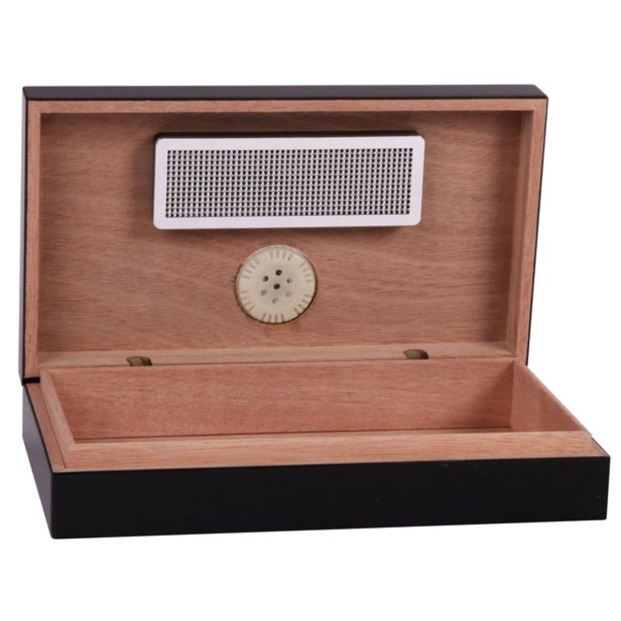 Humidor-Set Schwarz für 5 Zigarren 