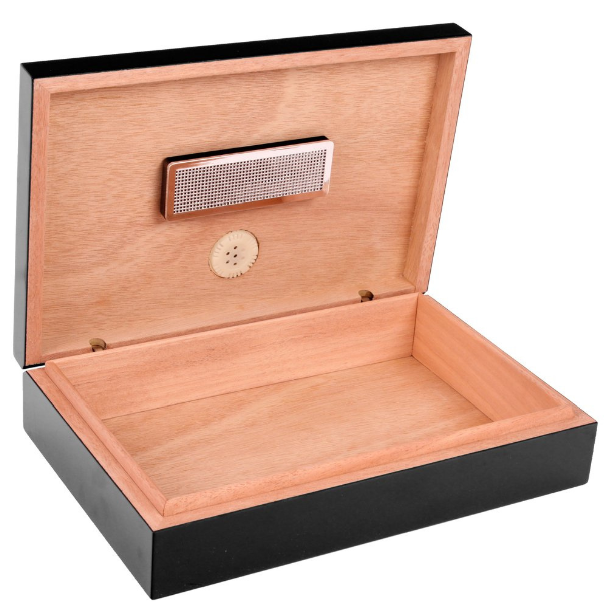 Humidor-Set Schwarz für 10 Zigarren 