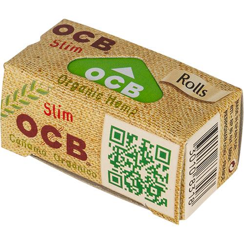 BOX OCB Organic Hemp Rolls Zigarettenpapier aus Hanf - 24 Stück 