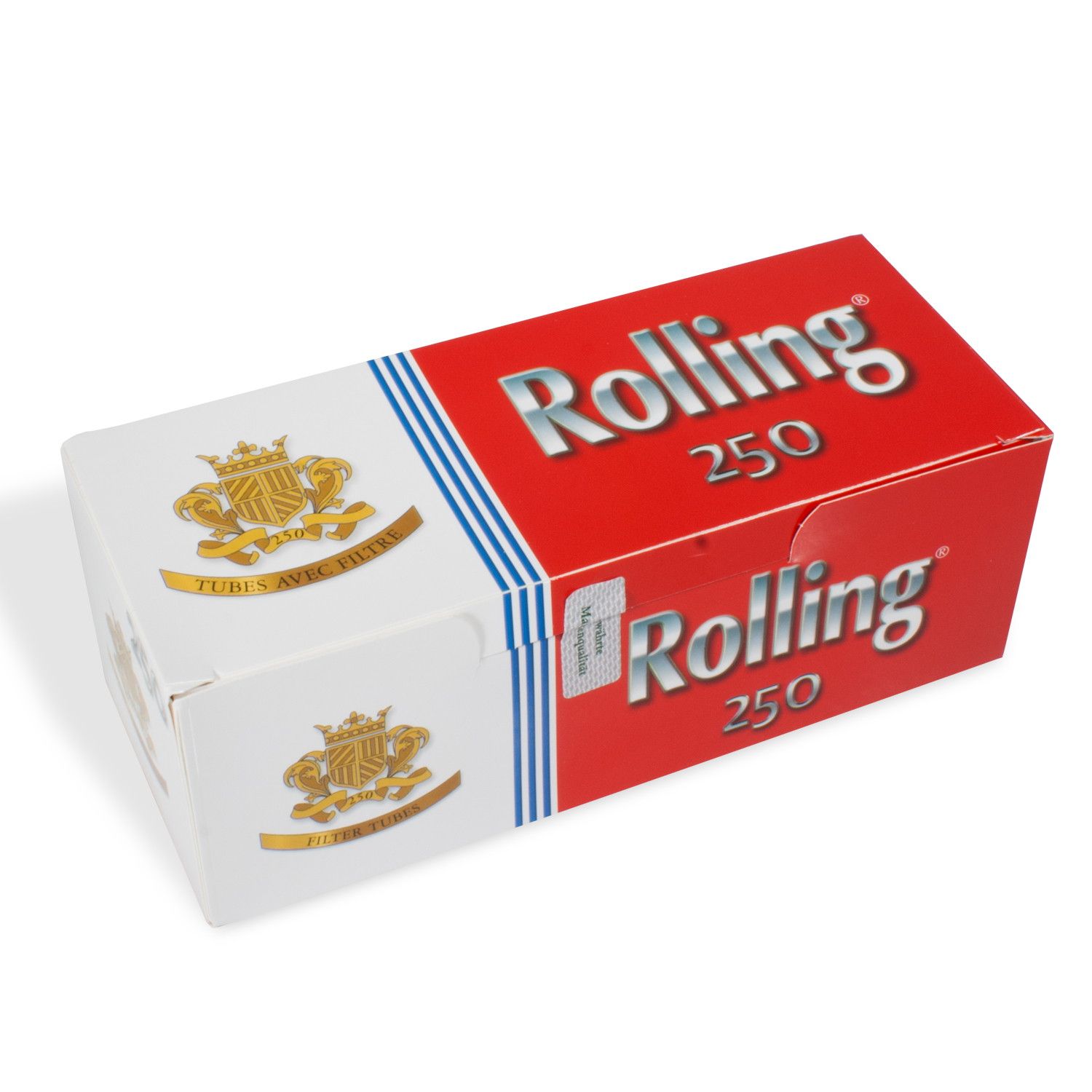 Rolling Filterhülsen - Packung mit 250 Stück 