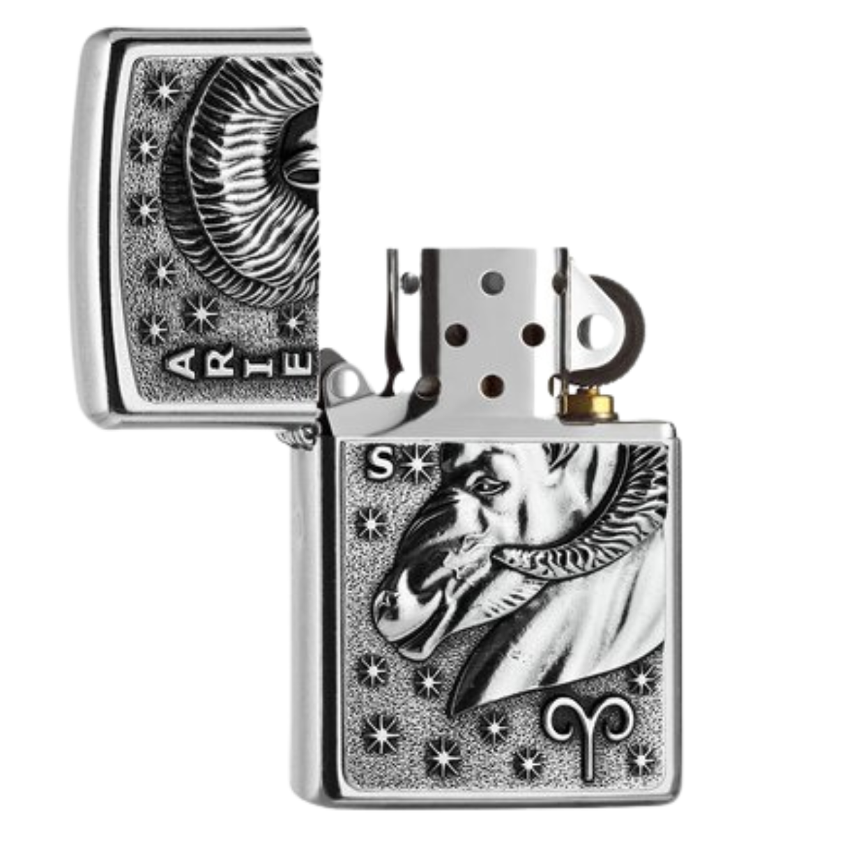 Zippo Feuerzeug Classic Tierkreiszeichen Aries Sternzeichen Widder 