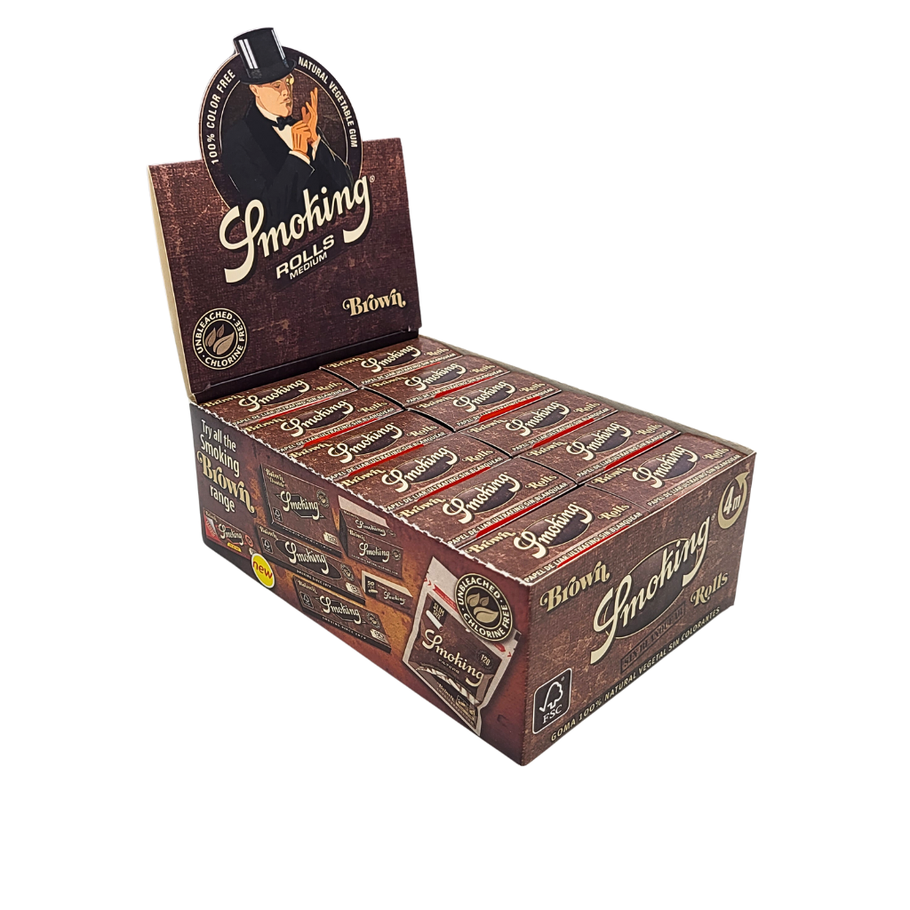 BOX Smoking Brown Rolls, 24 Stück 