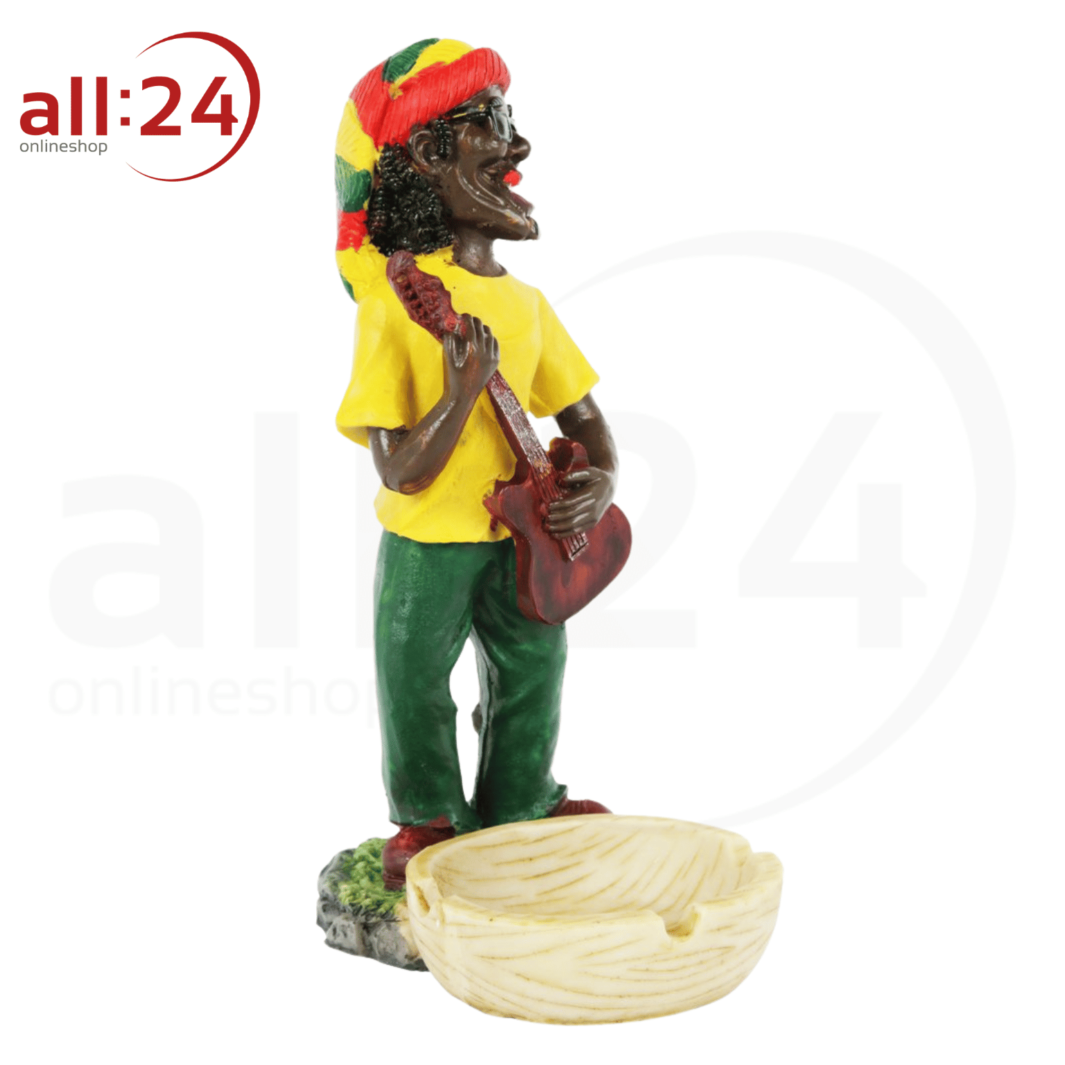 Aschenbecher Rasta stehend 24cm 