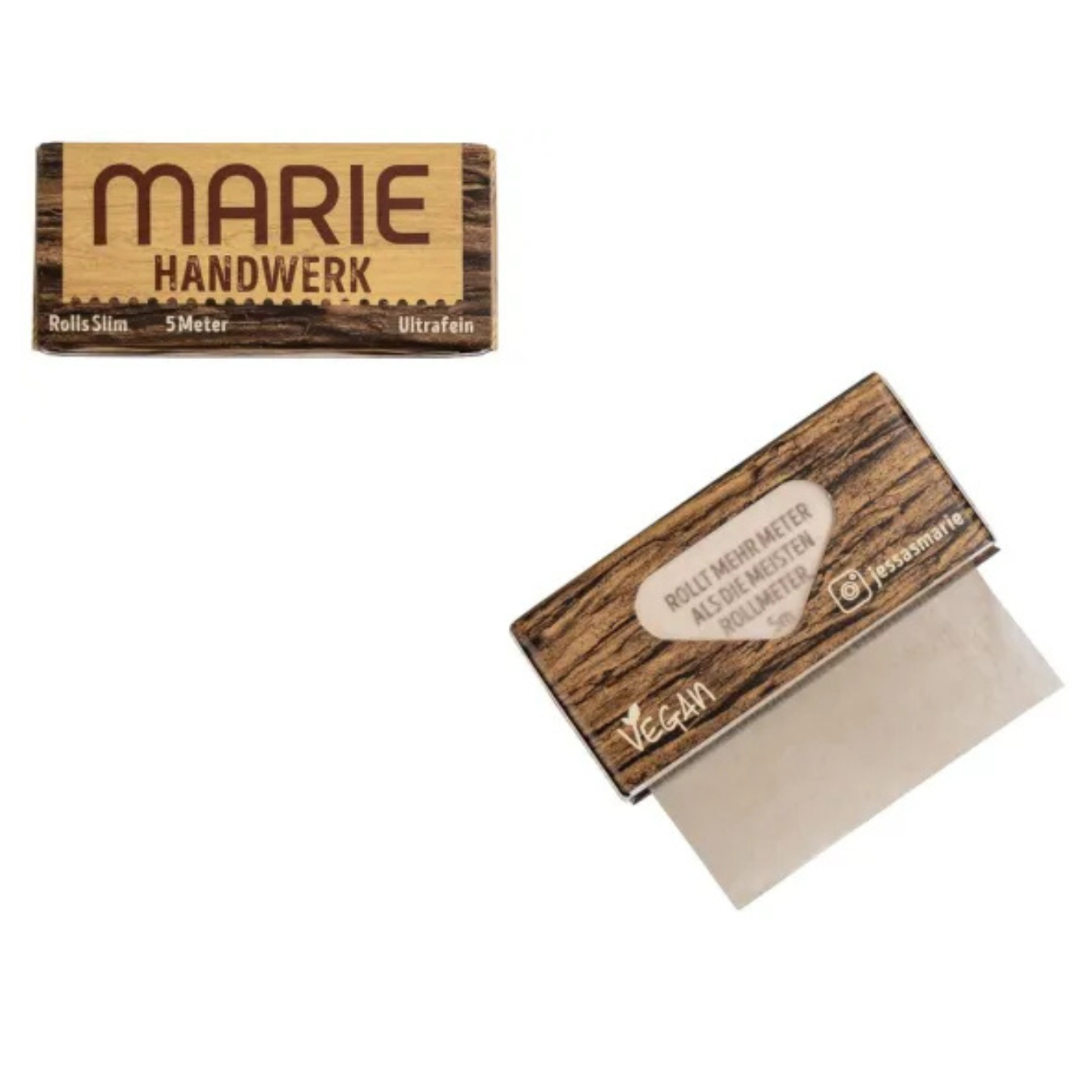 MARIE Rolls Brown Slim Zigarettenpapier - 20er Karton 