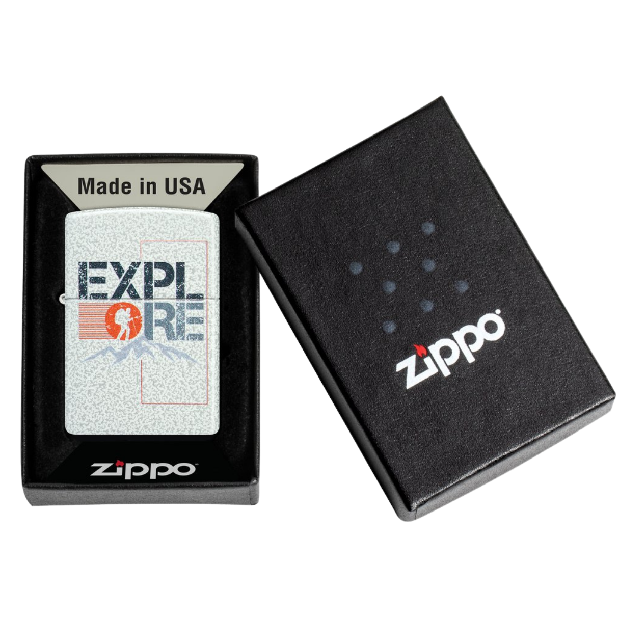 Zippo Feuerzeug Classic Explore Design 